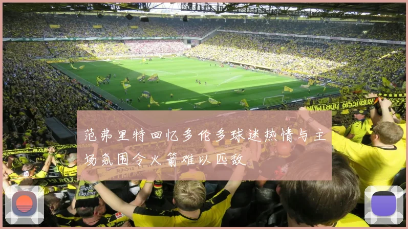 范弗里特回忆多伦多球迷热情与主场氛围令火箭难以匹敌